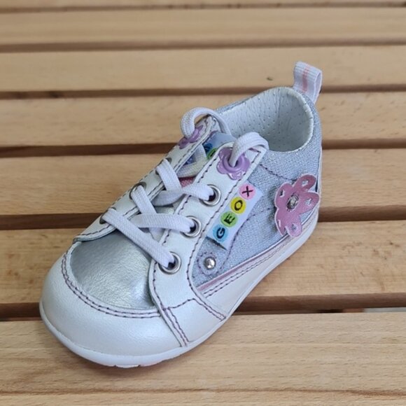 Geox Baby Sile First Walking Shoes Girls - Picture 1 of 6